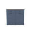 Armoire poubelle double inclinable Farmhouse Blue