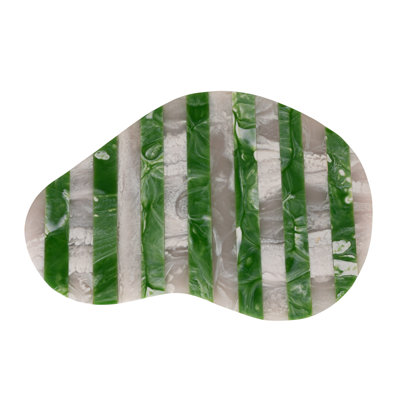 Striped Resin Organic Serving Board