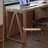 Walnut Rectangular Solid Wood Executive desk with drawers desk-329980608