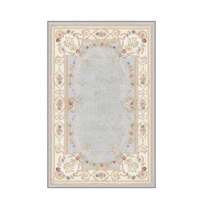 Stylish Hall Carpet (3.3 x 6.6 ft), 100% Polyester, 0.3 in Pile Height | Antibacterial, Non-Slip PVC Felt Dot Underside | Machine Washable, 3D Digital Print, Durable & Easy to Clean | Perfect for Entryway & Living Areas