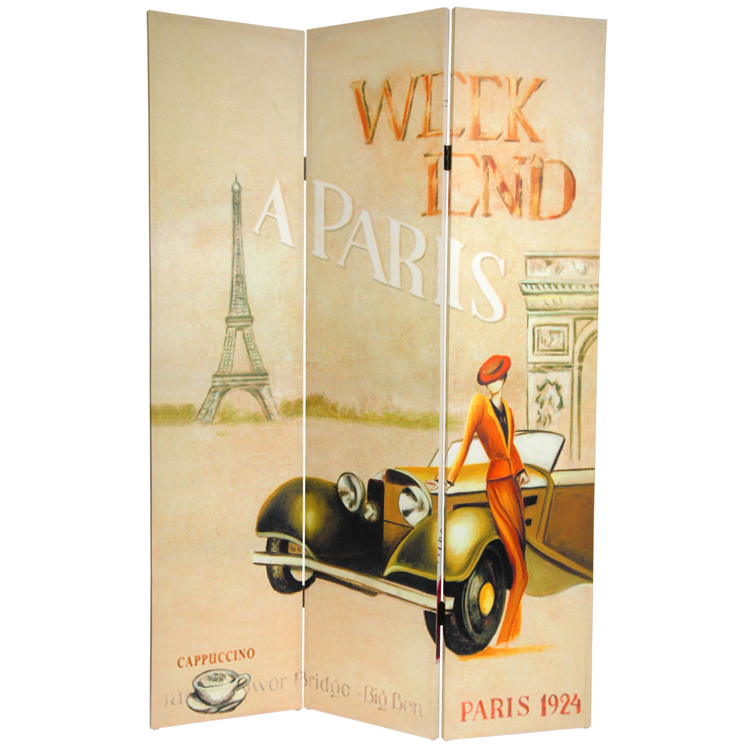 Annie 47.25'' W x 71'' H 3 - Panel Folding Room Divider House of Hampton®