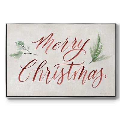 «Merry Christmas», reproduction d'art sur toile