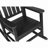 Oversized Rocking Chair With Wood-Texture, Outdoor Rocking Chair For Adults, All Weather Resistant Porch Rocker For Lawn Garden-765620267