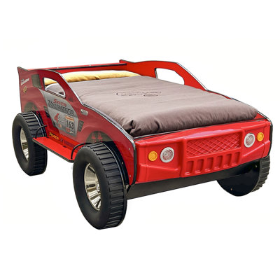 LKTART Twin Car Bed for Kids