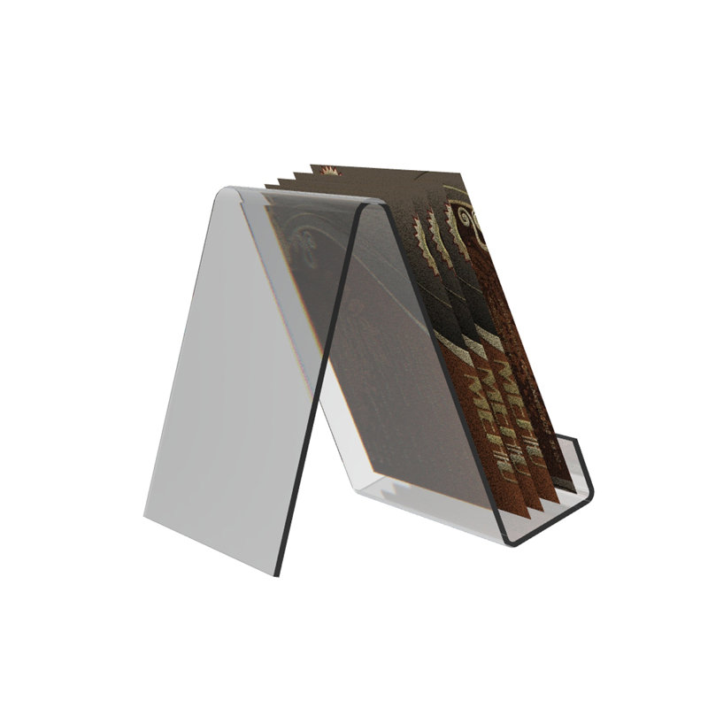 Chevalet de table avec poche de 2 pouces, fabrication en acrylique, simple face - transparent