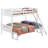 Anderson Wood Twin Over Twin Bunk Bed White-131648515-131648519