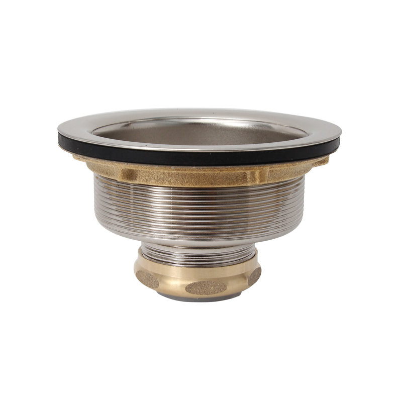 Drain pour évier de cuisine Bracket Strainer, Nickel poli