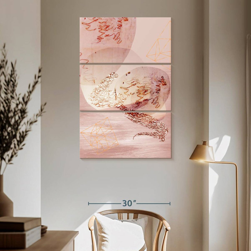 Avery Scandi abstrait III, H 65 po x l 42 po