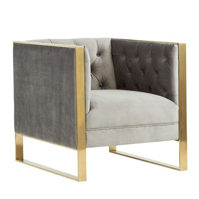 Cremona Velvet Armchair