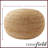 Hand-Braided Natural Jute Pouf Ottoman, 19 Round x 10-1/2 High Woven Footrest-128817879