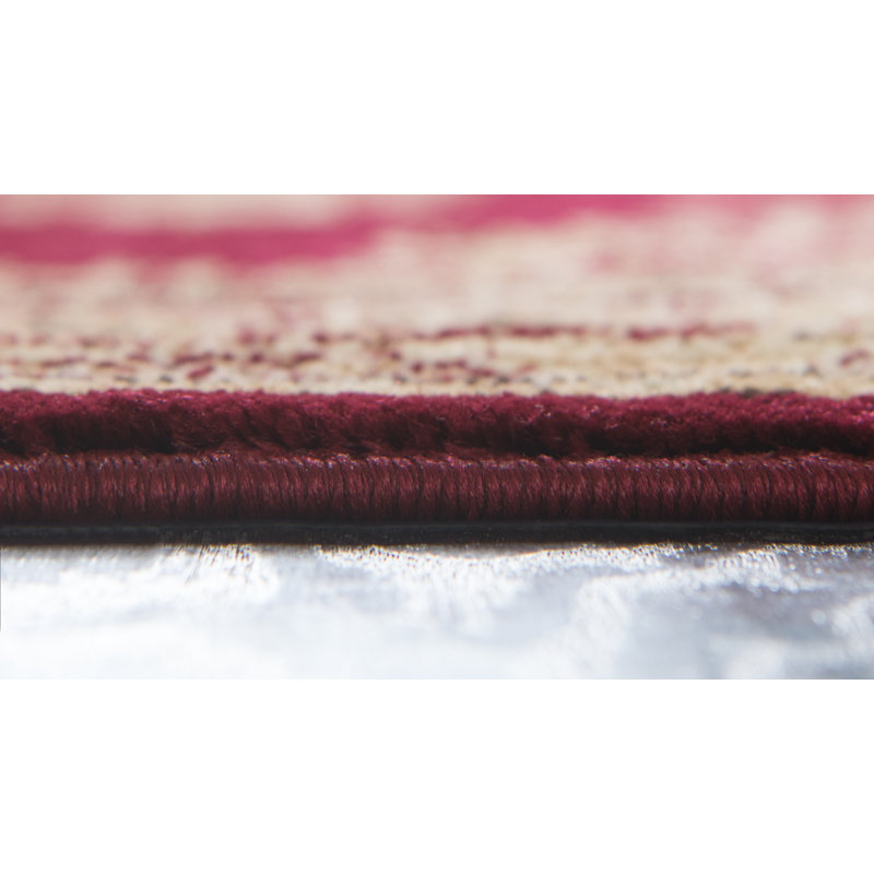 Tapis oriental rouge / beige Britannia, Rectangle 10 pi x 13 pi 1 po