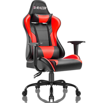Fauteuil de jeu et de course inclinable et ergonomique Homall