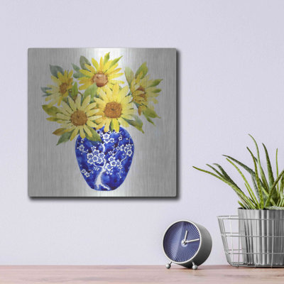 «Sun Flower Still Life II» par Tim O'Toole, art mural en métal