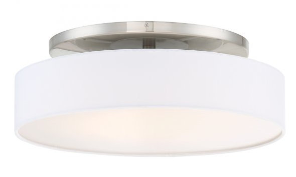 Armbruster Fabric Semi Flush Mount
