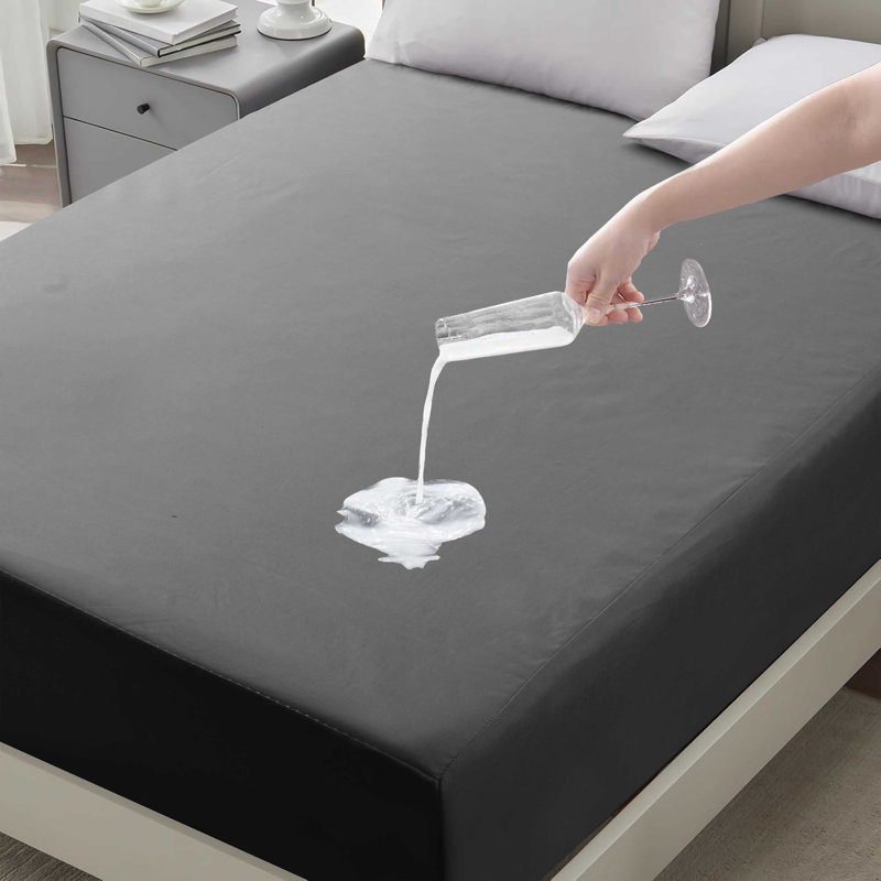 Tallou Waterproof Fitted Mattress Protector Case Pack, Double (4'6), 30cm