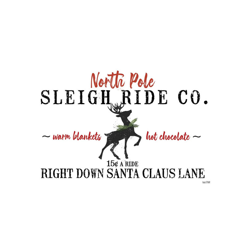Sleigh Rides by House Fenway - Wrapped Canvas Print, 66.04 cm H x 45.72 cm W