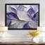 Mauve blanc élégant veines de pétales de fleurs II - fleurs abstraites, art mural-115127337-115128272-115127341