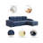 4 - Piece Upholstered Sectional-183365570