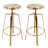 Engman Swivel Adjustable Height Counter Stool with Metal Frame-621097742
