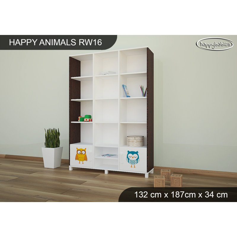 187cm H X 132cm W Kids Bookcase, Wenge Chestnut
