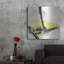 Art mural en métal Wrought Studio «Creamy Yellow IV» par Chris Paschke-1065049134