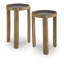 Ensemble de 2 tables d'appoint Jossor