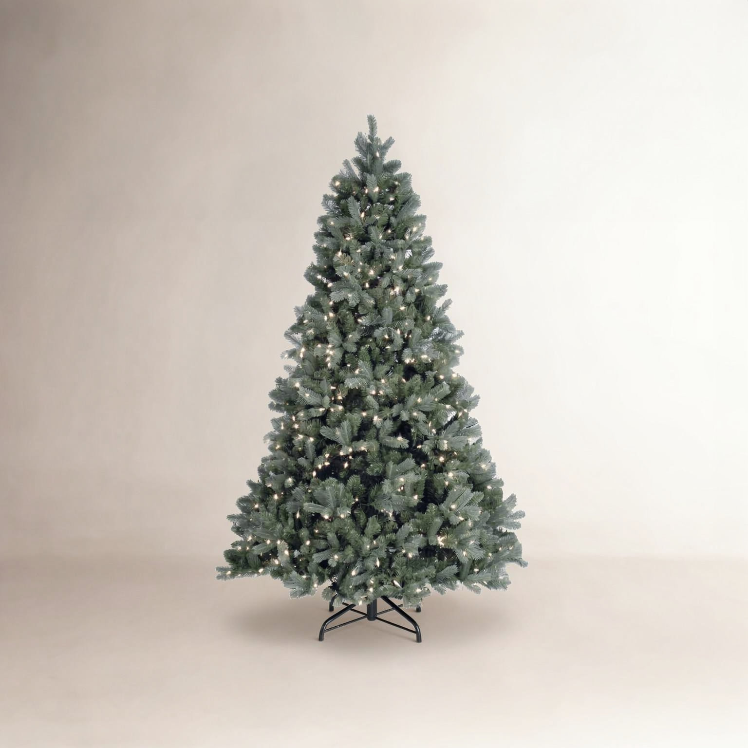 Pre-Lit Fir Christmas Tree, 7.5' H