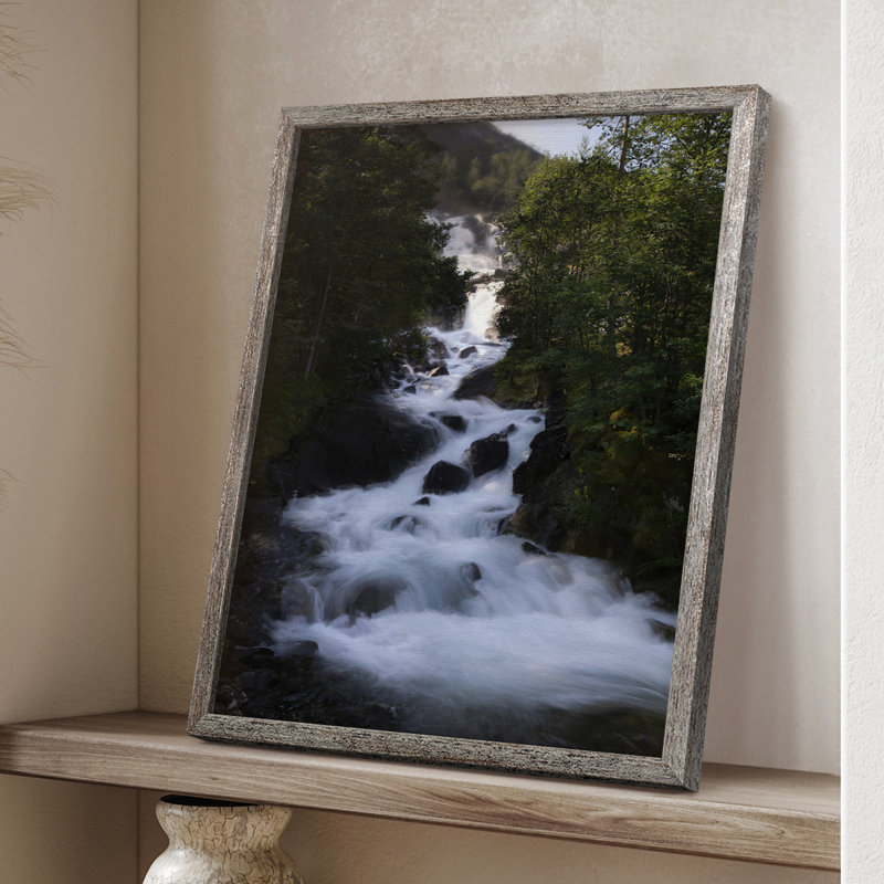 «Feel the Rush», reproduction encadrée - bois massif, H 11 po x l 9 po