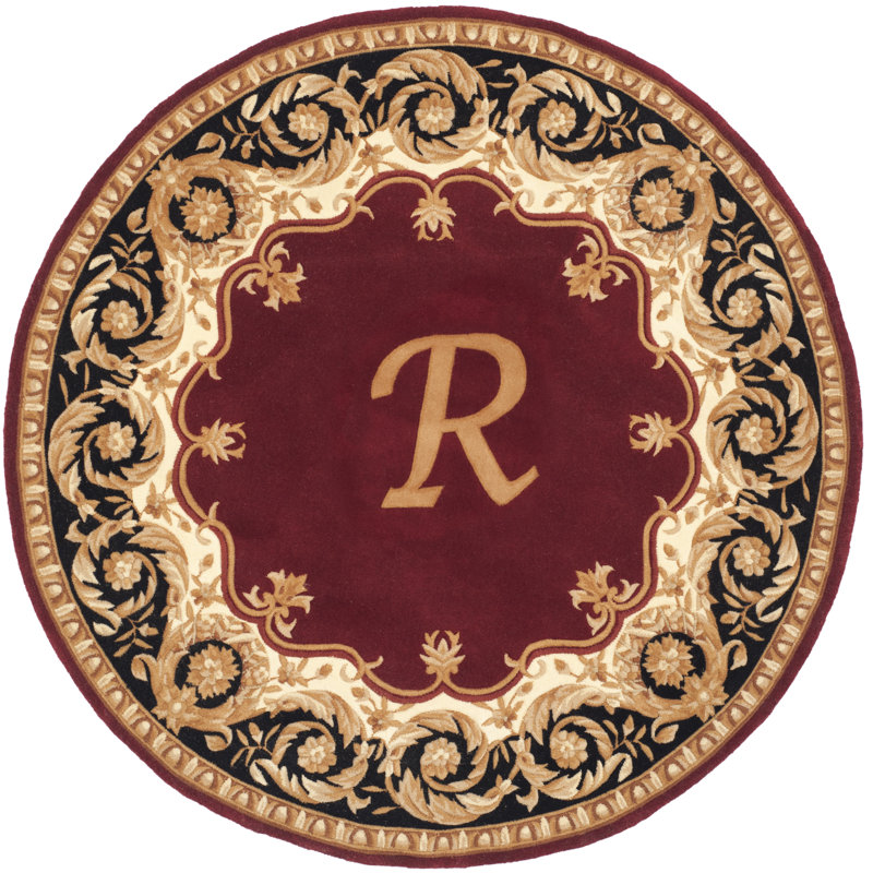 Lenora Hand Tufted Wool Pile Oriental Rug, Round 6', R