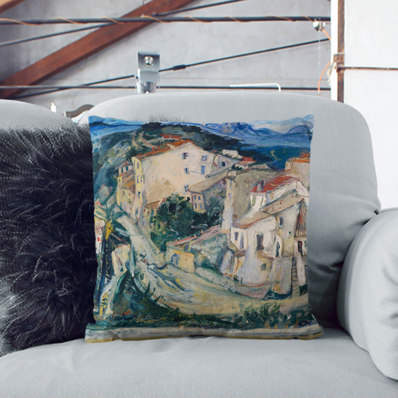 View of Cagnes Scatter Cushion, 40cm H x 40cm W x 15cm D
