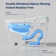 Smart Toilet,Tankless Toilets Dynamic Clean With Dryer, ADA Comfort Height One Piece Toilet With Warm Water Bidet,Modern Smart Toilet With Bidet Built In With Foot Sensor,Power Outage And Flush Black