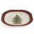 Spode Christmas Tree Tartan Rectangular Platter 14"
