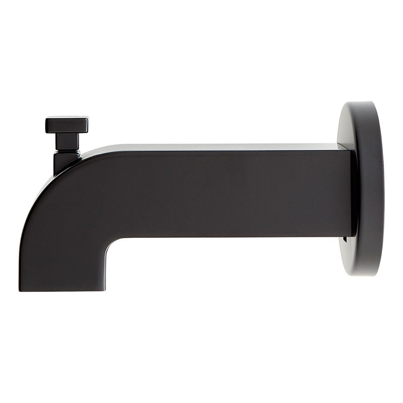 Drea 5-5/8" Integrated Diverter Tub Spout, Matte Black