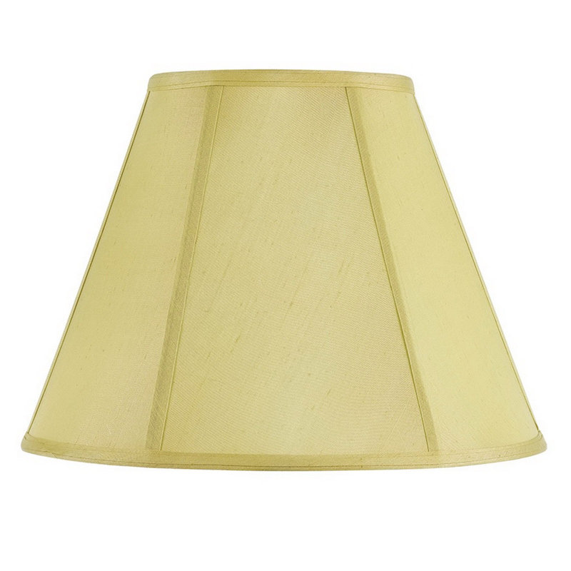 Abat-jour empire en lin 14 po H x 20 po, H 13 po x l 18 po, Coquille d'œuf