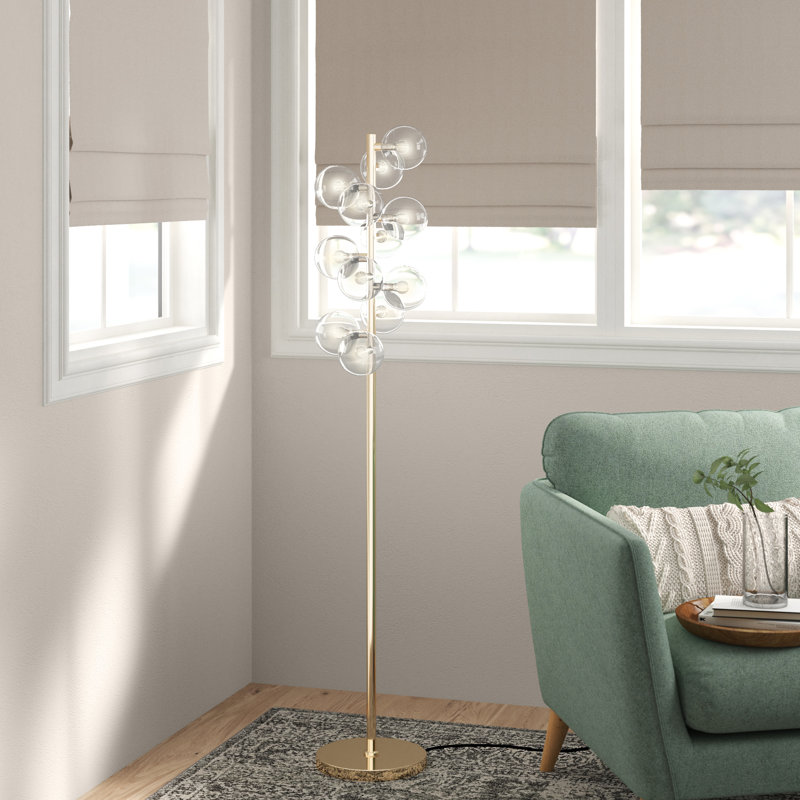 Ailis 158cm Novelty Floor Lamp, Gold
