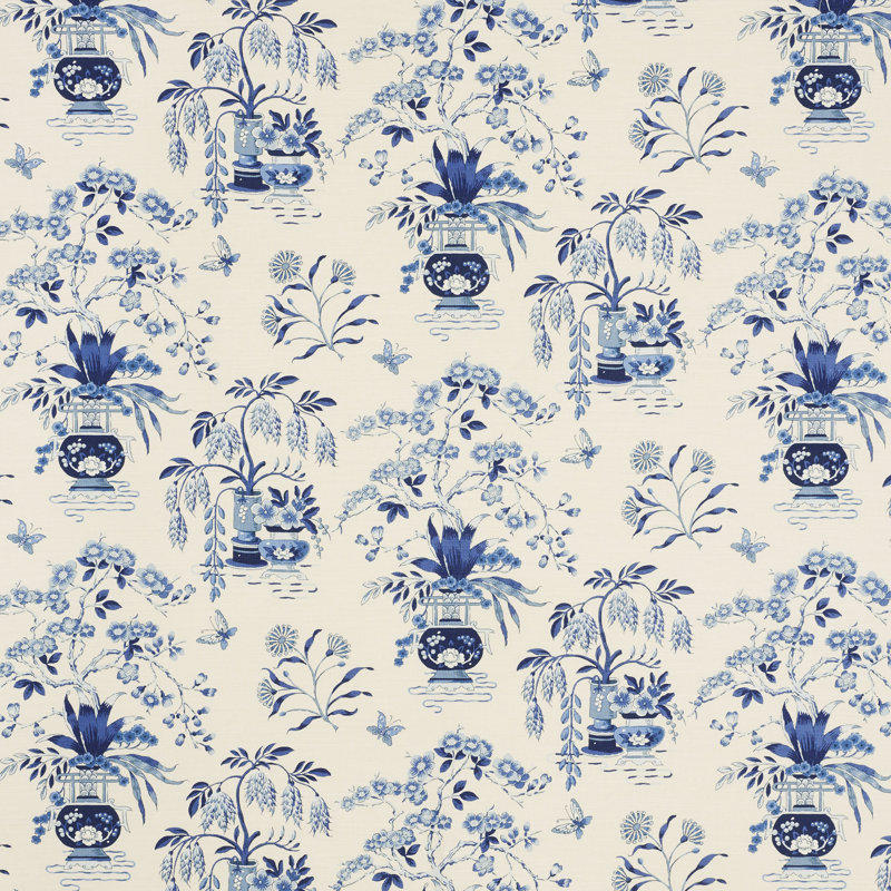 Ming Vase Fabric, Porcelain