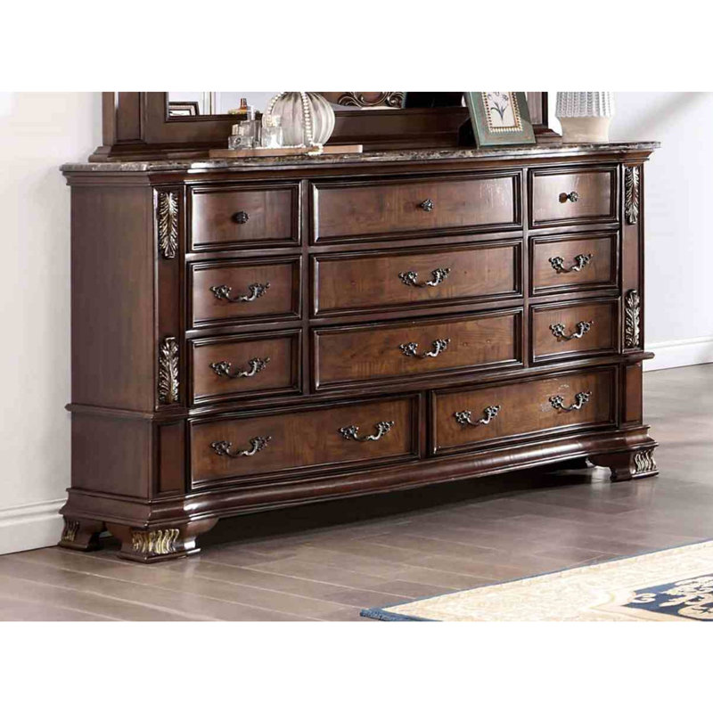 Commode 1 pièce en cerisier brun, Brun / cerisier