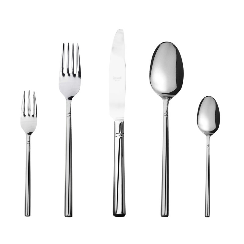 Aria Flatware Set with Cake Forks - 30 Pieces - Stainless Steel
