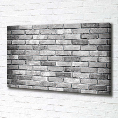 Brick Wall - Wrapped Canvas Print
