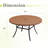 Round Outdoor Dining Table-1732341854