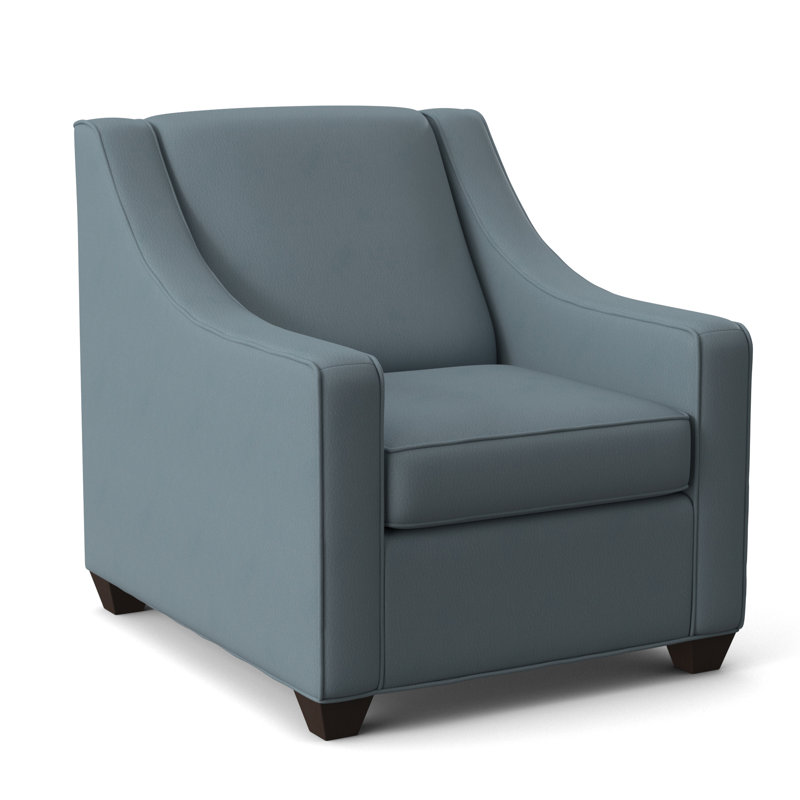 Fauteuil l 31 po Phillips, Cafelle, Bleu gris Dillon