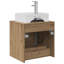 Single Bathroom Vanity with Ceramic Basin-666500702