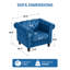 Fauteuil Chesterfield large capitonné 42,52 po Fynlie-2078783573