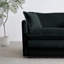 Canapé-causeuse moderne en tissu de 2 places avec canapé et 4 coussins-848017915