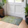 Machine Washable Indoor/Outdoor Xhevrie Olive Rug