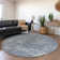 Machine Washable Indoor/Outdoor Claudian ACN1629 Blue