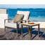 Avanti Teak Stainless Steel Outdoor Square Tall Side Table