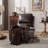 34.3'' Wide Classic And Upholstered Push Back Recliner With Trim (Set Of 2)-678598172