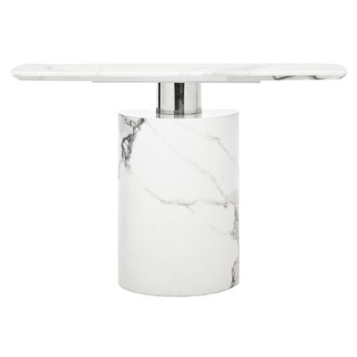 120cm Marble Top Console Table