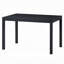 Table de salle à manger Frey, plateau rectangulaire de 47 pouces, bois noir scandinave